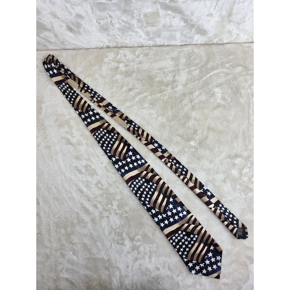 Tango by Max Raab Silk Tie Americana Series Flag of 1861 Patriotic Stars Stripes